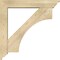 Ekena Millwork Westlake Traditional Rough Sawn Bracket w/ Offset Brace, Douglas Fir, 6"W x 32"D x 32"H BKT0604X32X32WTL01RDF - alternate 2
